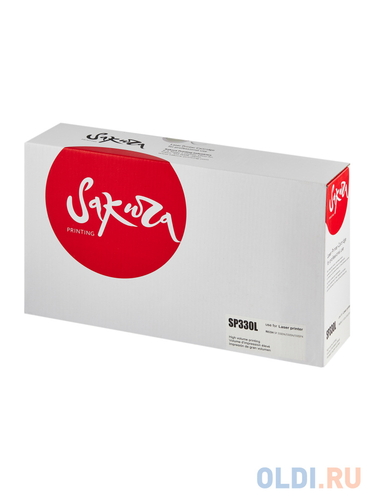 Картридж Sakura SP330L для Ricoh Aficio SP330series, черный, 3500 к.