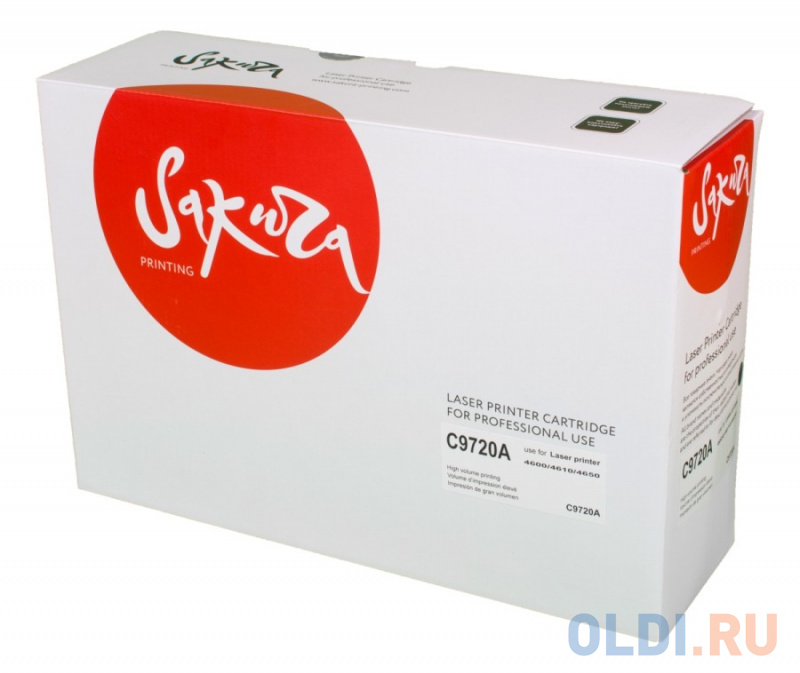 

Картридж Sakura C9720A (641A) для HP 4650/4650dn/4650dtn/4650hdn/4650n, черный, 9000 к.