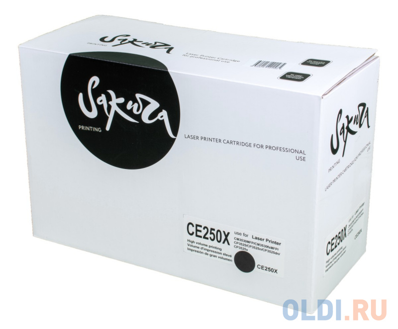 

Картридж Sakura CE250X (504X) для HP LJ CM3530MFP/LJ CM3530fsMFP/LJ CP3525/LJ CP3525n/LJ CP3525dn/LJ CP3525x, черный, 10000 к.