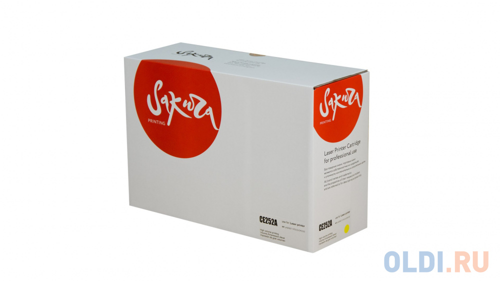 Картридж Sakura CE252A (504A) для HP LJ CM3530MFP/LJ CM3530fsMFP/LJ CP3525/LJ CP3525n/LJ CP3525dn/LJ CP3525x, желтый, 7000 к.