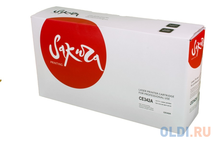 Картридж Sakura CE342A (651A) для HP LJ 700/LJ 775, желтый, 16000 к SACE342A - фото 1