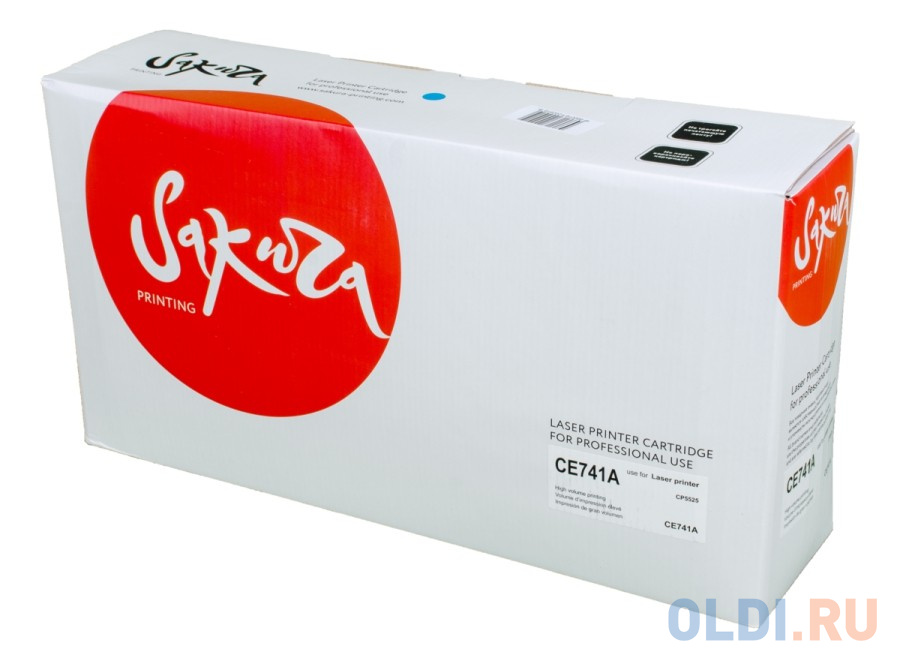 Картридж Sakura CE741A (307A) для HP CP5225, голубой, 7300 к.