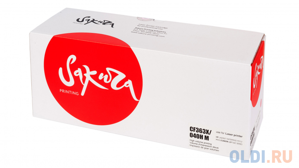 

Картридж Sakura CF363X/040HM для HP, Canon LBP-710/ LBP-712, пурпурный, 10000 к.