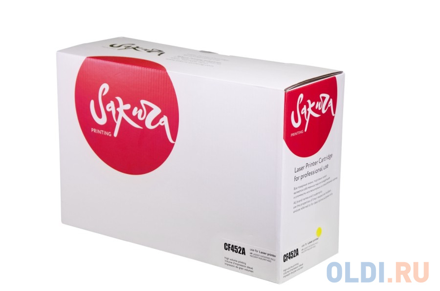 Картридж Sakura CF452A (655A) для HP LJ M652/LJ M653/LJ MFPM681/LJ MFPM682, желтый, 10500 к.