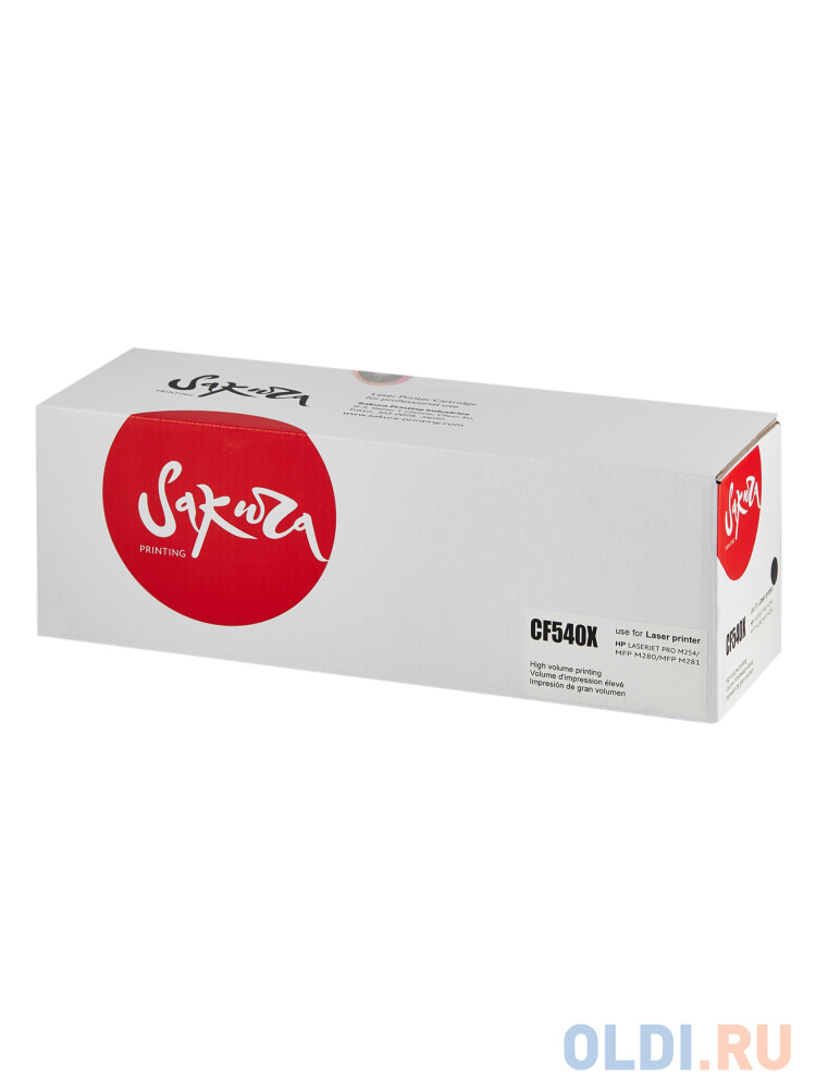 

Картридж Sakura CF540X (203X) для HP M254/MFP-M280/MFP-M281, черный, 3200 к.