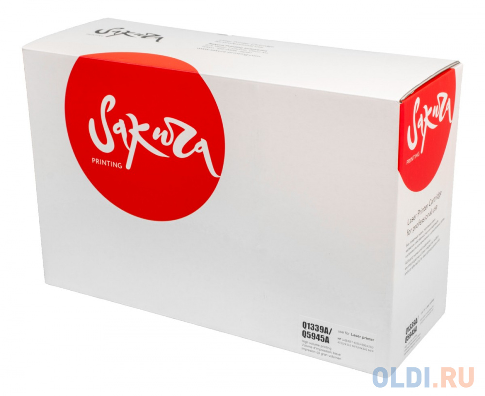 

Картридж Sakura Q1339A/Q5945A для HP LJ 4300, черный, 18000 к.