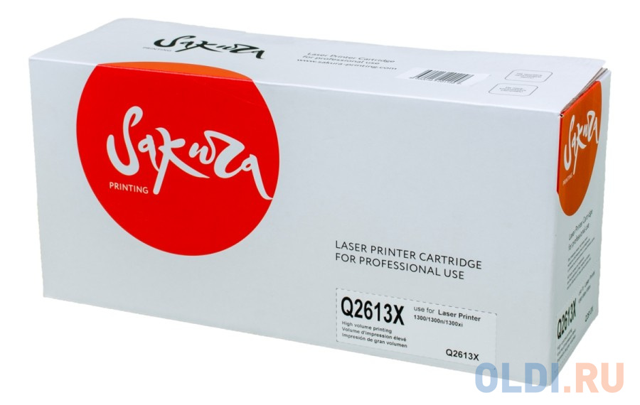 Картридж Sakura Q2613X (13X) для HP LJ 1300/LJ 1300n/LJ 1300x, черный, 4000 к.