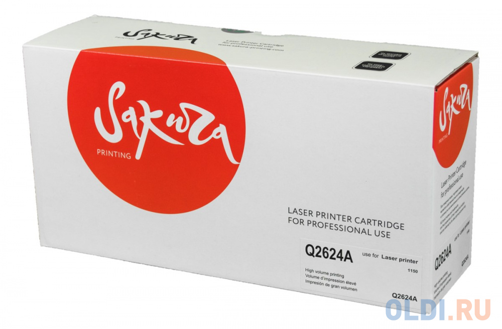 

Картридж Sakura Q2624A (24A) для HP LJ 1150, черный, 2500 к.