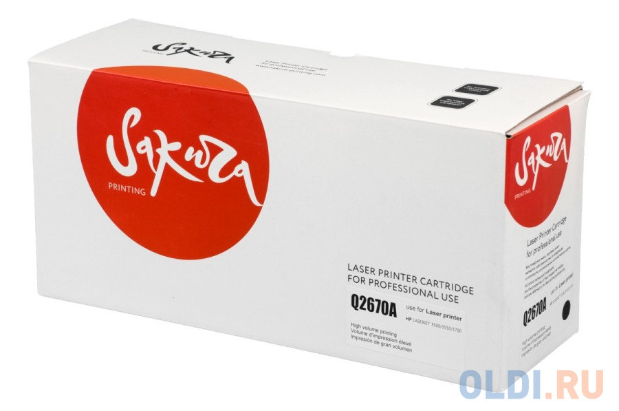 

Картридж Sakura Q2670A (308A) для HP LJ 3500/LJ 3350/LJ 3700, черный, 6000 к.