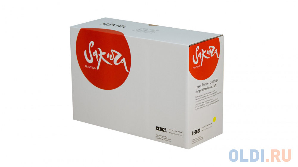 

Картридж Sakura CE262A (648A) для HP LJ CP3525n/LJ CP4020/LJ CP4025/LJ CP4520, желтый, 11000 к.