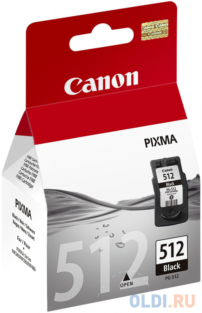 Картридж Canon PG-512 PG-512 401стр Черный картридж canon pg 510 cl 511 multipack для pixma mp240 260 480 mx320 330