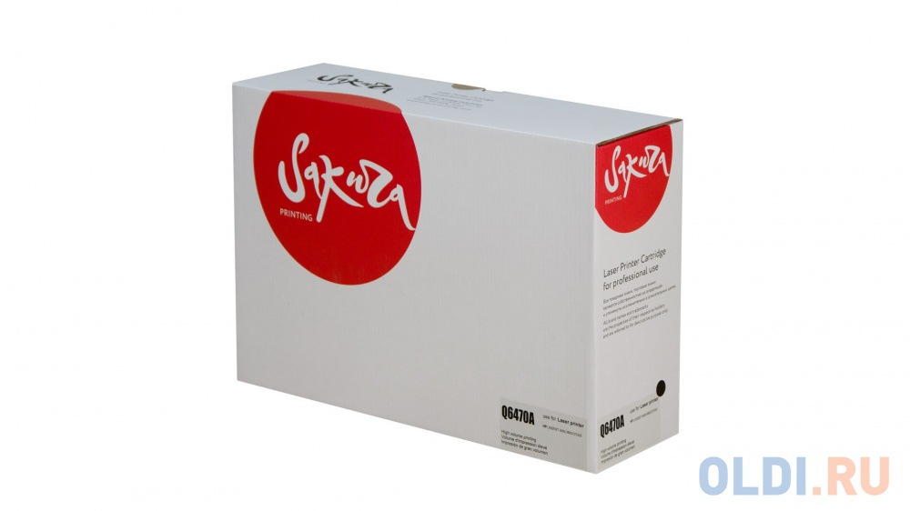 Картридж Sakura Q6470A (501A) для HP LJ 3600/LJ 3600n/LJ 3600dn/LJ CP3505x/LJ 3800/LJ 3800n/LJ 3800dn/LJ 3800dtn/LJ CP3505n/LJ CP3505dn, черный, 6000