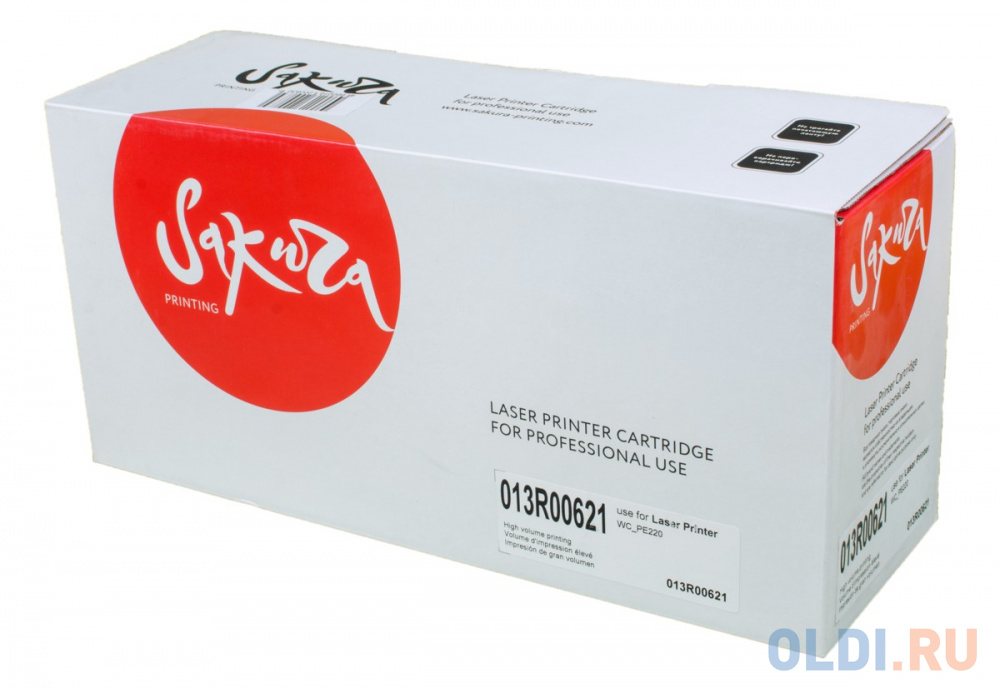 Картридж Sakura 013R00621 для XEROX PE22, черный, 3000 к SA013R00621 - фото 2
