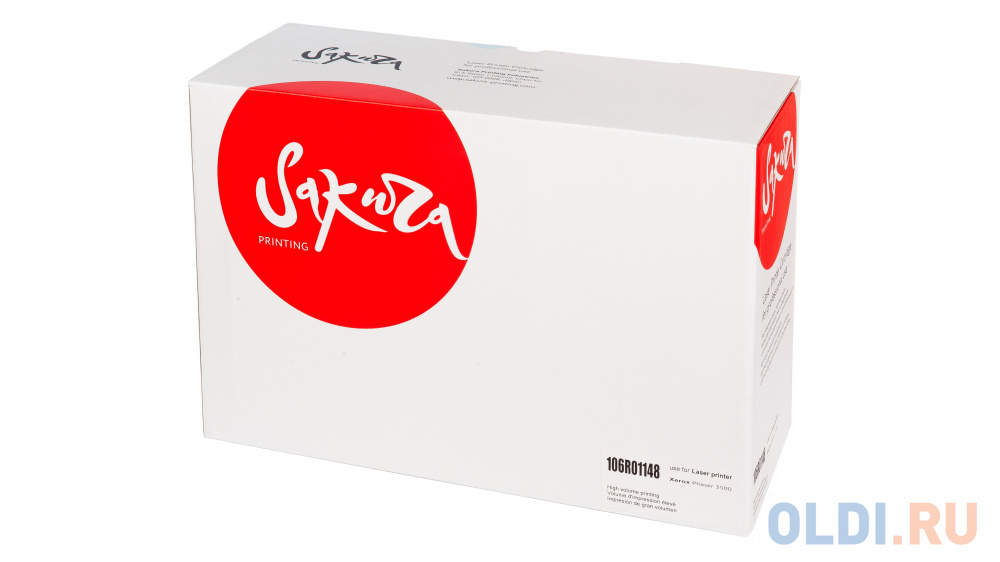 

Картридж Sakura 106R01148 для XEROX Phaser3500, черный, 6000 к.