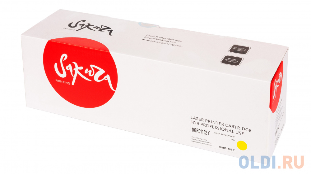 Картридж Sakura 106R01162/106R01166 для XEROX Phaser7760, желтый, 25000 к.