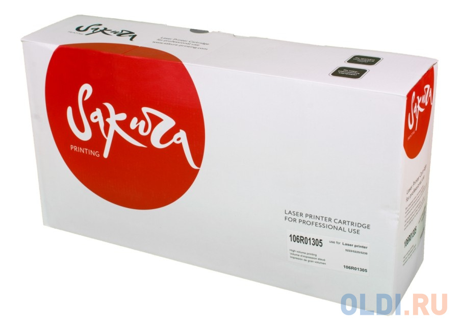 Картридж Sakura 106R01305 для XEROX WC5225/WC5230, черный, 30000 к.