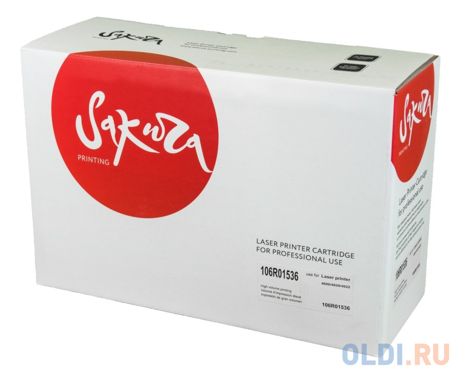 

Картридж Sakura 106R01536 для XEROX Phaser4600/Phaser4620, черный, 30000 к.