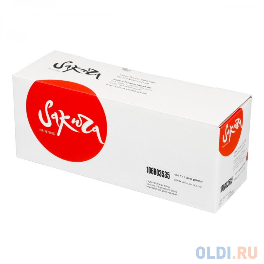 

Картридж Sakura 106R03535 для XEROX VerLinkC400/VerLinkC405, пурпурный, 8000 к.
