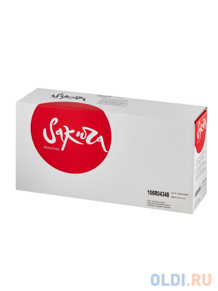 

Картридж Sakura 106R04348 для XEROX B205/B210/B215, черный, 3000 к.
