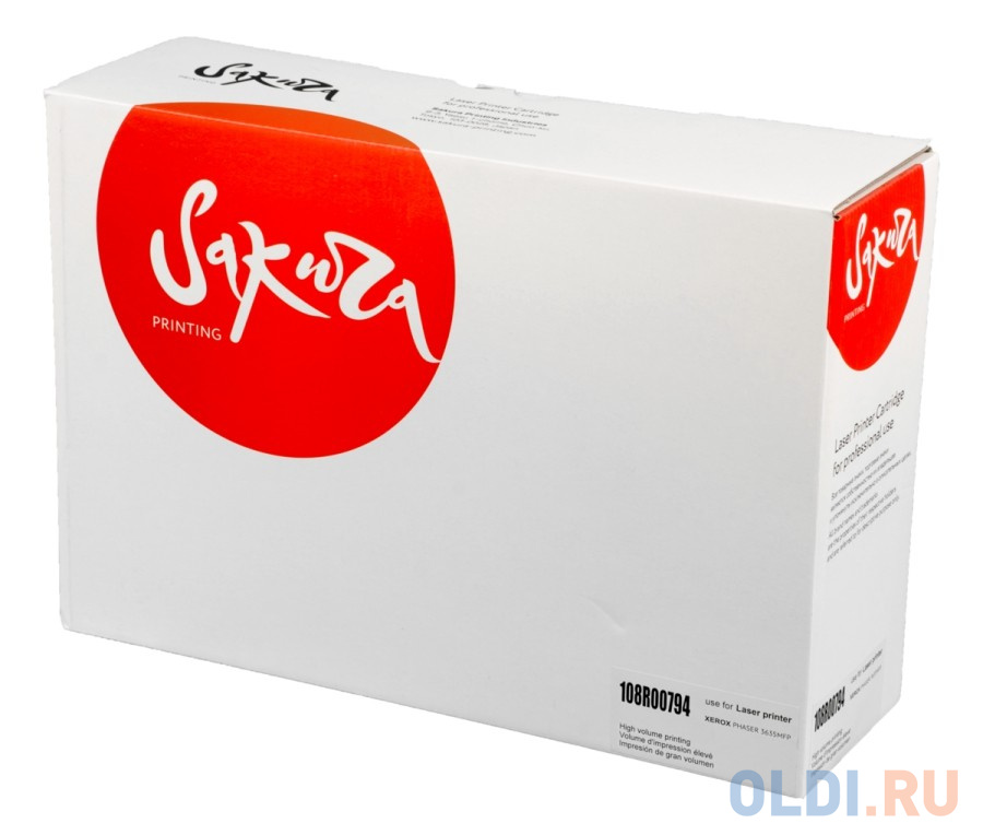 

Картридж Sakura 108R00794 для XEROX P3635, черный, 5000 к.