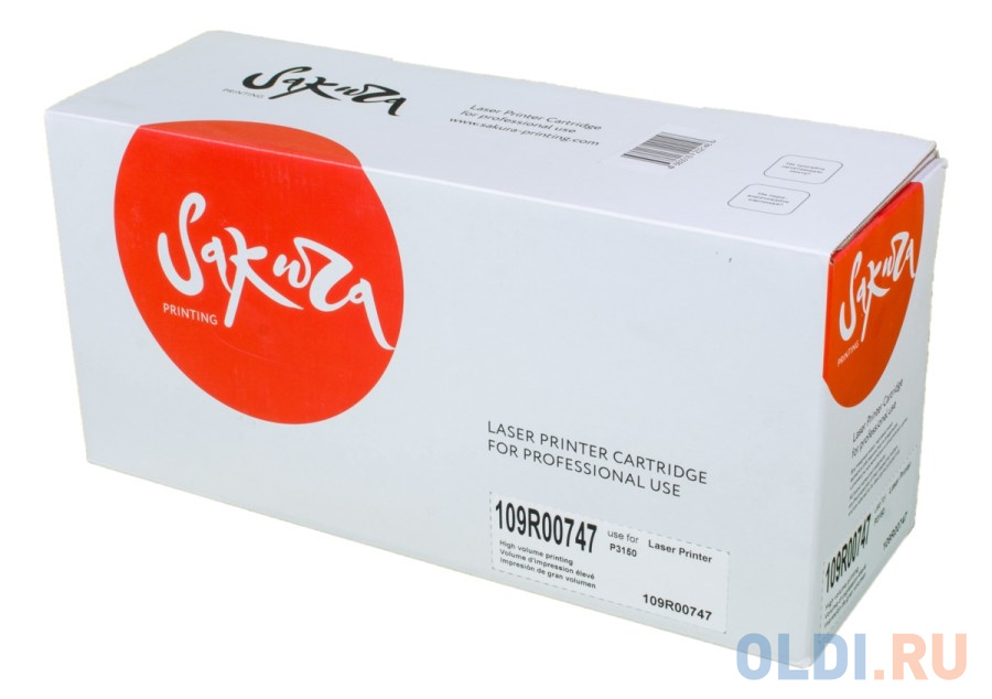 

Картридж Sakura 109R00747 для XEROX P3150, черный, 5000 к.