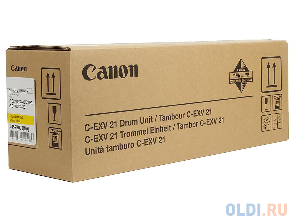 Фотобарабан Canon C-EXV21Y для IRC2880/3380. Жёлтый. 53000 страниц 0459B002BA  000 - фото 1