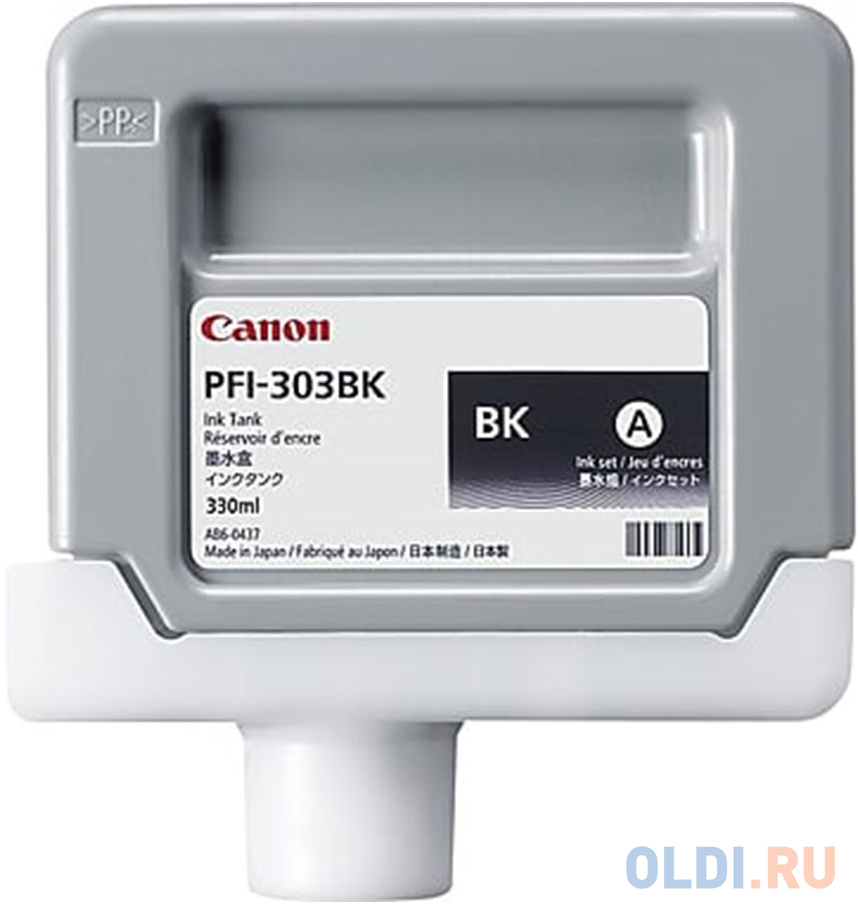 Картридж Canon PFI-303 BK для iPF815 825 черный 2958B001 - фото 2