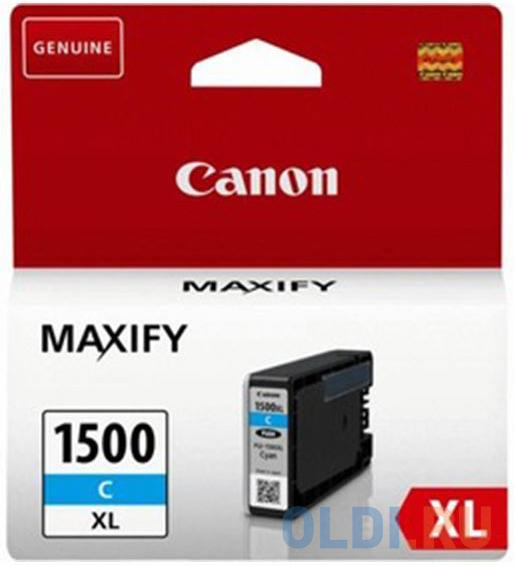Картридж Canon PGI-1400XL C 900стр Голубой