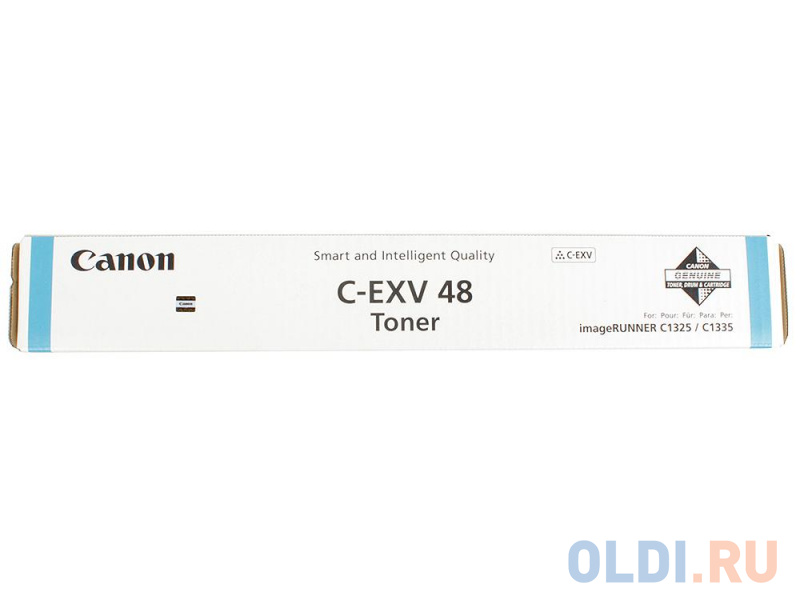 Тонер Canon C-EXV48C для   iR C1325iF/1335iF. Голубой. 11 500 страниц. фото