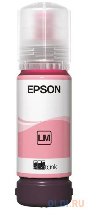 EPSON C13T09C64A  Картридж 108 EcoTank Ink для Epson L8050/L18050, Light Magenta 70