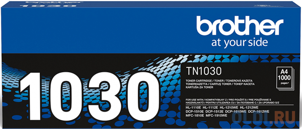 

Brother TN1030 Картридж для HL-1110E/HL-1112E/HL-1210WE/HL-1210WE/HL-1212WE/DCP-1510E/DCP-1512E/DCP-1610WE/DCP-1612WE/MFC-1810E/MFC-1910E (2 500 стр.)