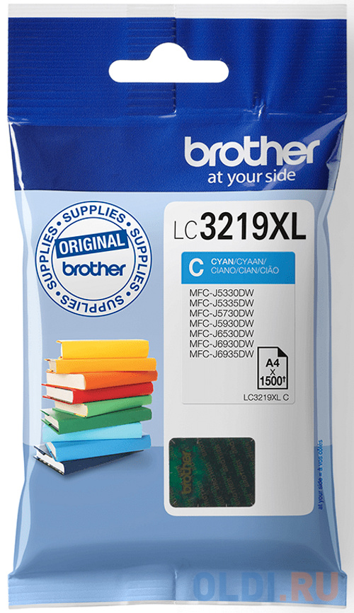 Картридж BROTHER LC3219XLC MFC-J6930DW увеличенный синий