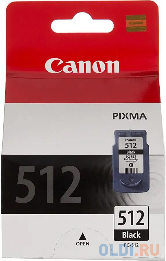 К-ж CANON PG-512 к PIXMA MP240/260/480 увеличенный черный