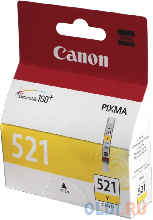 

К-ж CANON CLI-521Y к PIXMA IP4600 желтый (б/упак)