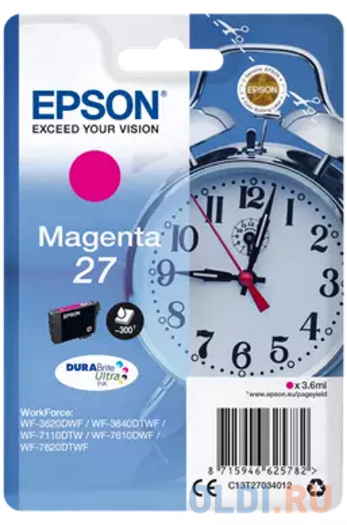 

Картридж/ EPSON WF ink magenta ST 300 300Seiten 3,6ml