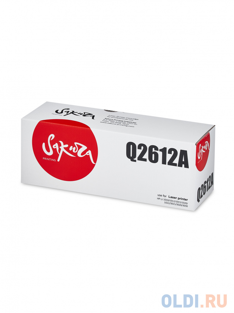 Картридж Sakura Q2612A для HP LJ 1010/1012/1015/1020/1022/3015/3020/3030 черный 2000стр