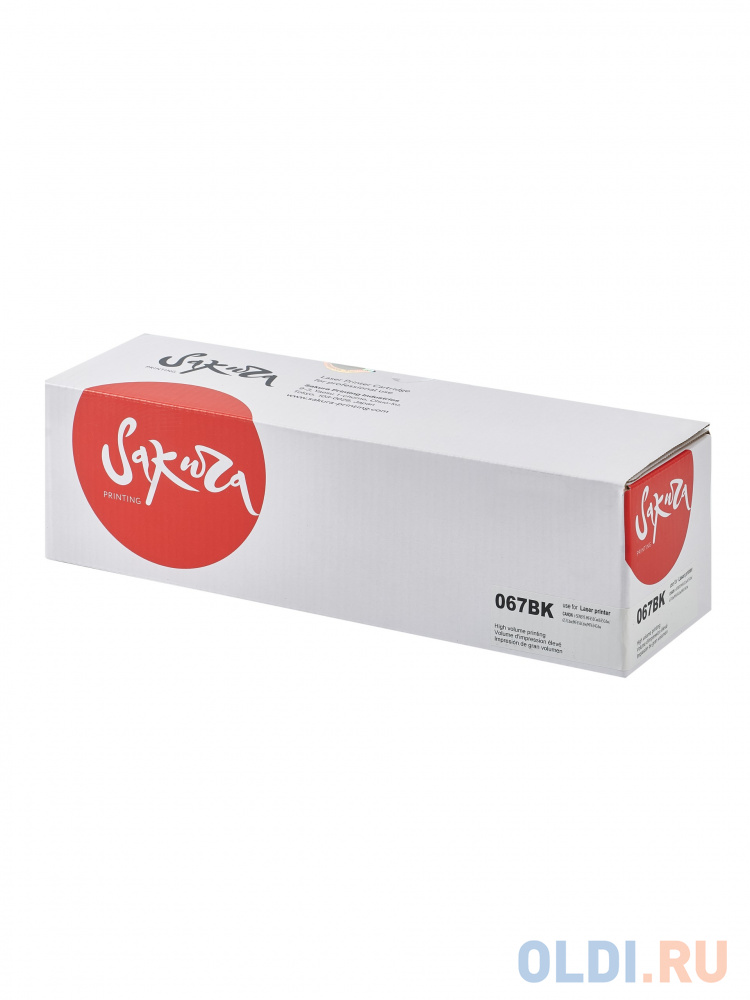 Картридж Sakura 067BK (5102C002 ) для Canon i-SENSYS LBP631/LBP633/MF651/MF655/MF657, черный, 1400 к.