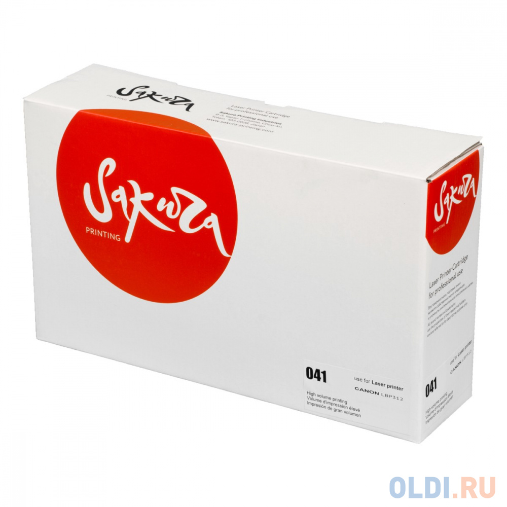 

Картридж Sakura CRG041 (0452C002) для Canon LBP312x/ MF525x/ MF522x/MF-522X, черный, 10000 к.