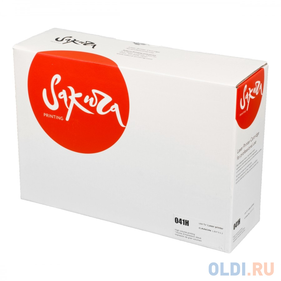 

Картридж Sakura CRG041H (0453C002) для Canon LBP312x/ MF525x/ MF522x/MF-522X, черный, 20000 к.