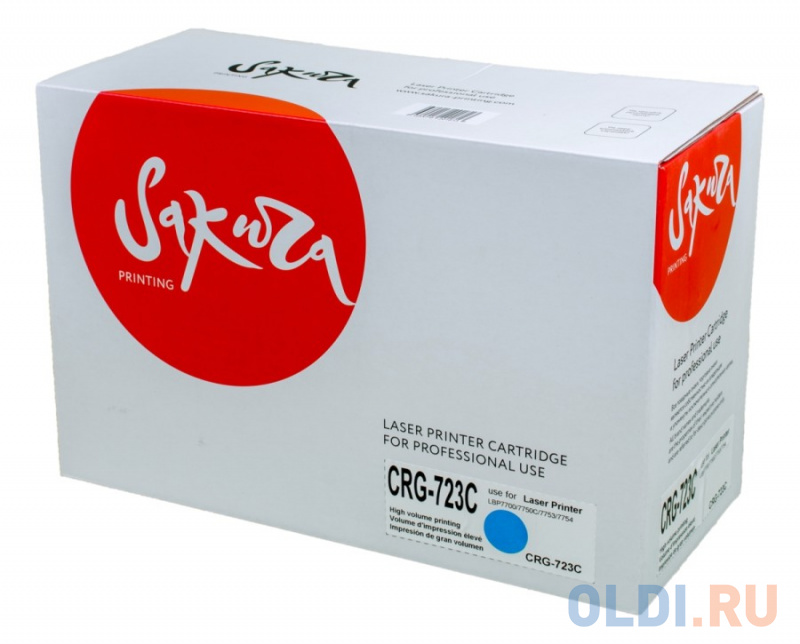 

Картридж Sakura CRG723C (2643B002) для Canon LBP7700/LBP7750C/LBP7753/LBP7754, голубой, 8500 к.