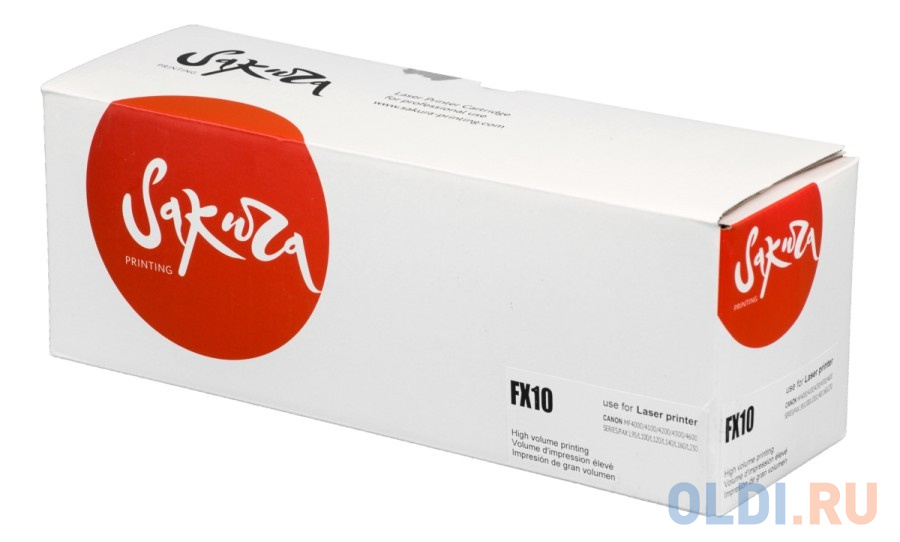 

Картридж Sakura FX10 (0263B002) для Canon MF4000/ MF4100/ MF4200/ MF4300/FAX-140/FAX-160/ MF4600/PC-D440/PC-450/FAX-L95/FAX-100/FAX-120, черный, 2000