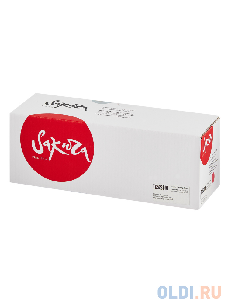 

Картридж Sakura TK5230M (1T02R90MNL0) для Kyocera Mita p5021cdw/p5021cdn/p5221cdn/p5521cdw, пурпурный, 2200 к.