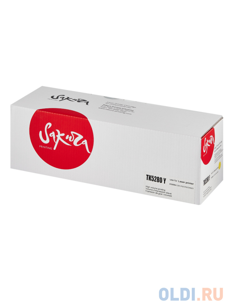 

Картридж Sakura TK5280Y (1T02TWANL0) для Kyocera Mita P6235cdn, желтый, 11000 к.