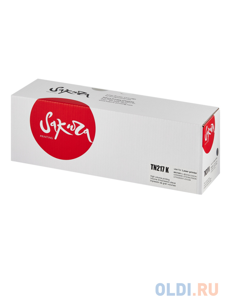 

Картридж Sakura TN217BK для Brother DCP-L3550CDW/DCP-L3550/HL-L3230CDW/HL-L3230/MFC-L3770CDW/MFC-L3770, черный, 3000 к.