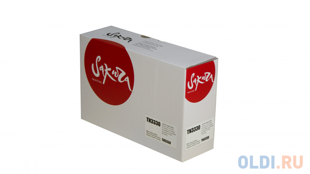 

Картридж Sakura TN3330 для Brother DCP-8110DN/HL-5440D/HL-5450DN/HL-5470DW/HL-6180DW/HL-8250/HL-8950/MFC-8520, черный, 3000 к.