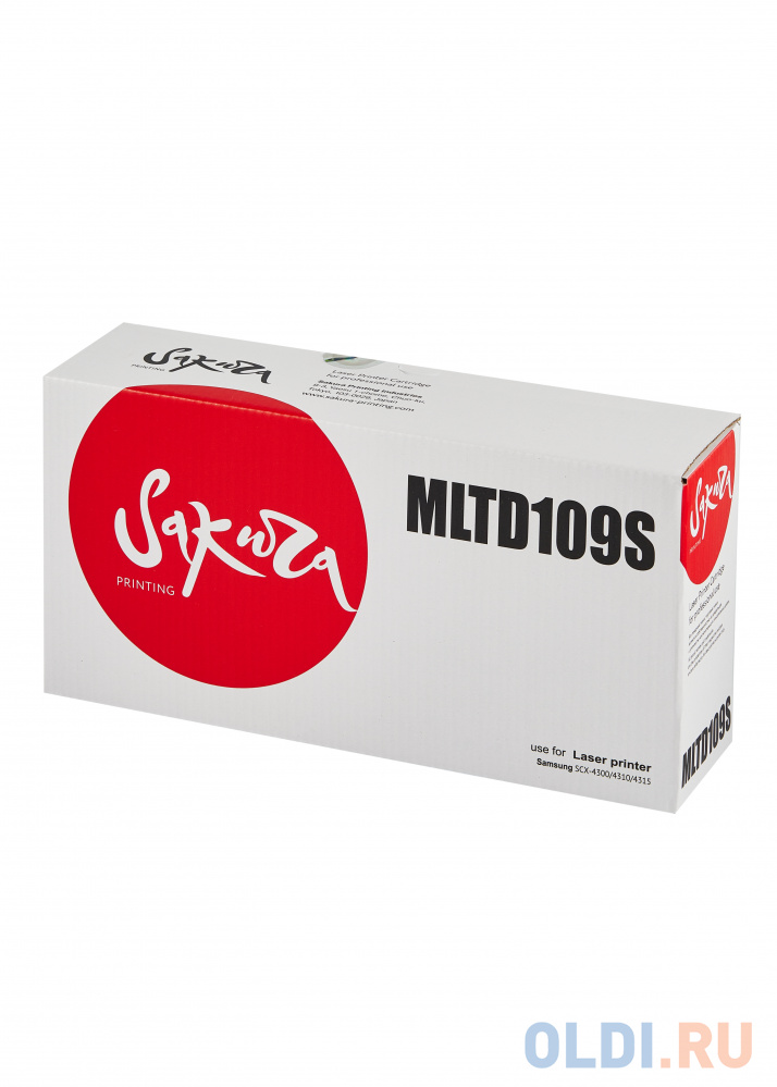

Картридж Sakura MLTD109S для Samsung SCX-4300/SCX-4310/SCX-4315, черный, 2000 к.