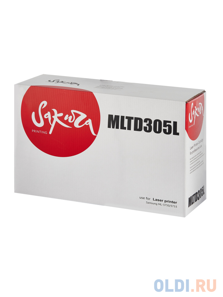 Картридж Sakura MLTD305L для Samsung ML-3750/ML-3753, черный, 15000 к.