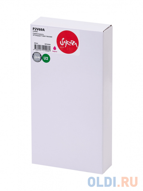 

Струйный картридж Sakura P2V69A (№730 Magenta) для HP DesignJet T1700/T1700/T1700dr/T1700dr, пигментный тип чернил, пурпурный, 300 мл.
