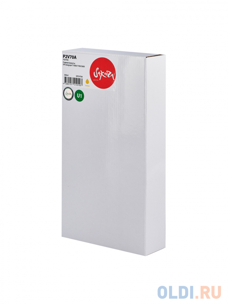 

Струйный картридж Sakura P2V70A (№730 Yellow) для HP DesignJet T1700/T1700/T1700dr/T1700dr, пигментный тип чернил, желтый, 300 мл.