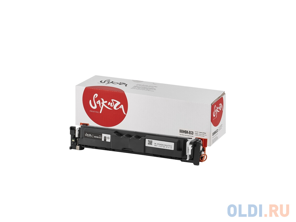 

Картридж Sakura 069HBK (5098C002) для Сanon I-Sensys LBP673Cdw/ MF750C, черный, 7600 к. (чип без счетчика копий)
